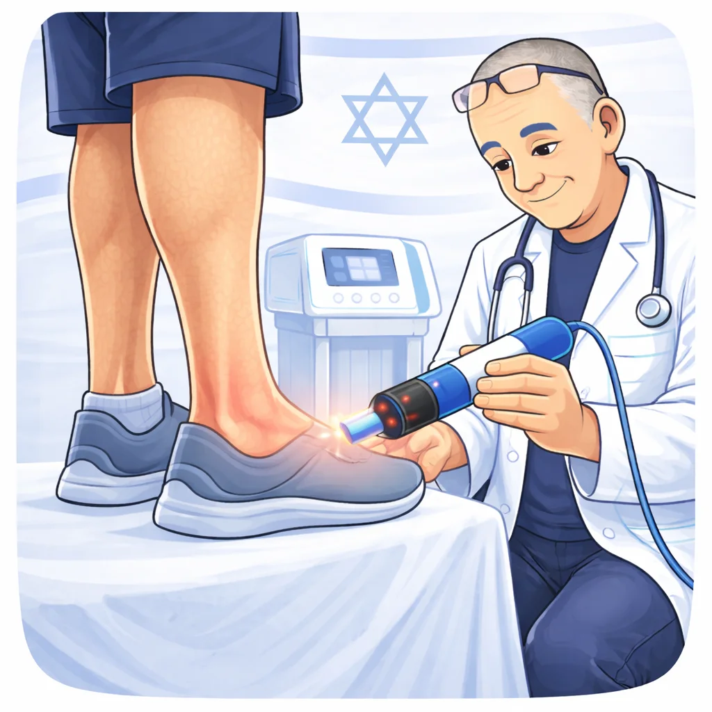 Помощь в Израиле при боли в ахилловом сухожилии (УВТ)